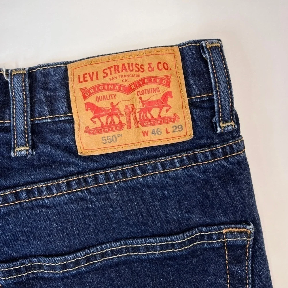 LEVIS 550 Jeans W46 L29 Dark PREWASHED